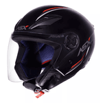 Capacete Asx City Air Solid - Preto Fosco