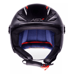 Capacete Asx City Air Solid - Preto Fosco