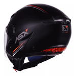 Capacete Asx City Air Solid - Preto Fosco