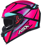 Capacete Asx Eagle SV Explorer - Preto Rosa Tifany
