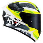 Capacete KYT TT Course Gear - Preto Amarelo