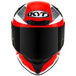 Capacete KYT TT Course Gear - Preto vermelho