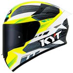 Capacete KYT TT Course Gear - Preto Amarelo