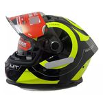 Capacete MT Braker Inox A3 - Preto Amarelo