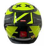 Capacete MT Braker Inox A3 - Preto Amarelo