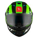 Capacete MT Stinger 2 Asphalt C3 - Preto Cinza Amarelo