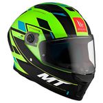 Capacete MT Stinger 2 Asphalt C3 - Preto Cinza Amarelo