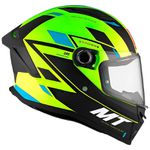 Capacete MT Stinger 2 Asphalt C3 - Preto Cinza Amarelo
