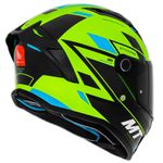 Capacete MT Stinger 2 Asphalt C3 - Preto Cinza Amarelo