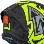 Capacete MT Stinger 2 Meld B3 - Preto Cinza Amarelo