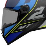 Capacete MT Stinger 2 Poun B6 - Azul Cinza