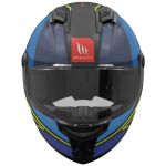 Capacete MT Stinger 2 Poun B6 - Azul Cinza