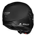 Capacete LS2 Articulado FF908 Strobe 2 Monocolor - Preto Fosco