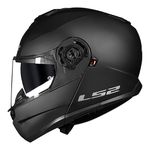Capacete LS2 Articulado FF908 Strobe 2 Monocolor - Preto Fosco