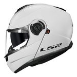 Capacete LS2 Articulado FF908 Strobe 2 Monocolor - Branco
