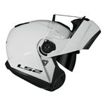 Capacete LS2 Articulado FF908 Strobe 2 Monocolor - Branco