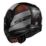 Capacete LS2 Articulado FF908 Strobe 2 Orion - Preto Fosco Camaleão