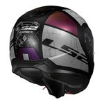 Capacete LS2 Articulado FF908 Strobe 2 Orion - Preto Fosco Camaleão