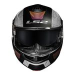 Capacete LS2 Articulado FF908 Strobe 2 Orion - Preto Fosco Camaleão
