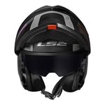 Capacete LS2 Articulado FF908 Strobe 2 Orion - Preto Fosco Camaleão