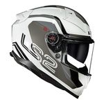 Capacete LS2 FF811 Vector 2 Metric - Branco Titanium