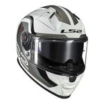 Capacete LS2 FF811 Vector 2 Metric - Branco Titanium