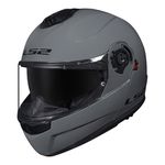 Capacete LS2 Articulado FF908 Strobe 2 Monocolor - Nardo Grey