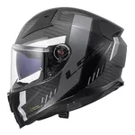 Capacete Ls2 Ff811 Vector II Grid - Preto Fosco/Cinza