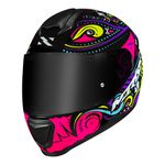 Capacete Norisk FF802 Razor Circus - Preto Rosa
