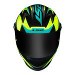 Capacete LS2 FF358 Draze - Preto Amarelo Verde