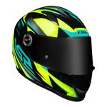 Capacete LS2 FF358 Draze - Preto Amarelo Verde