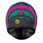 Capacete LS2 FF358 Draze - Cinza Verde Rosa