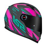 Capacete LS2 FF358 Draze - Cinza Verde Rosa