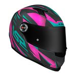 Capacete LS2 FF358 Draze - Cinza Verde Rosa