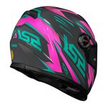 Capacete LS2 FF358 Draze - Cinza Verde Rosa