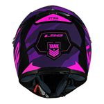 Capacete LS2 FF358 Tank - Preto Roxo 
