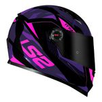 Capacete LS2 FF358 Tank - Preto Roxo 