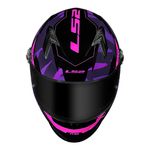 Capacete LS2 FF358 Tank - Preto Roxo 