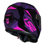 Capacete LS2 FF358 Tank - Preto Roxo 