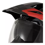 Capacete X11 Crossover Adv - Cinza/Vermelho