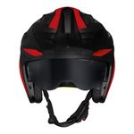 Capacete Norisk Darth 2 X1 - Preto Fosco Vermelho