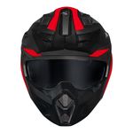 Capacete Norisk Darth 2 X1 - Preto Fosco Vermelho