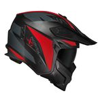 Capacete Norisk Darth 2 X1 - Preto Fosco Vermelho
