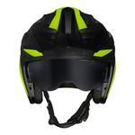 Capacete Norisk Darth 2 X1 - Preto Fosco Amarelo