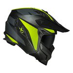 Capacete Norisk Darth 2 X1 - Preto Fosco Amarelo