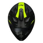 Capacete Norisk Darth 2 X1 - Preto Fosco Amarelo