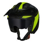 Capacete Norisk Darth 2 X1 - Preto Fosco Amarelo