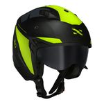 Capacete Norisk Darth 2 X1 - Preto Fosco Amarelo