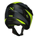 Capacete Norisk Darth 2 X1 - Preto Fosco Amarelo