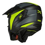 Capacete Norisk Darth 2 X1 - Preto Fosco Amarelo